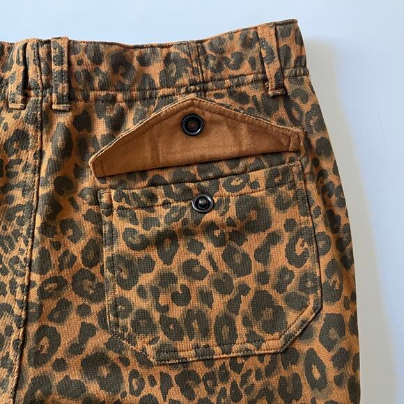Sanctuary x Anthropologie Leopard Print Zip Ankle Jogger Pants Stretch XS NWT - Picture 11 of 13